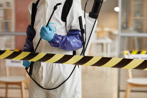 Professional Biohazard technician working in Onset, MA